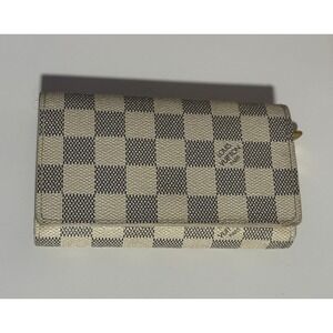 Authentic Louis Vuitton Damier Azur Porte Monnaie Billets Tresor Bifold Wallet